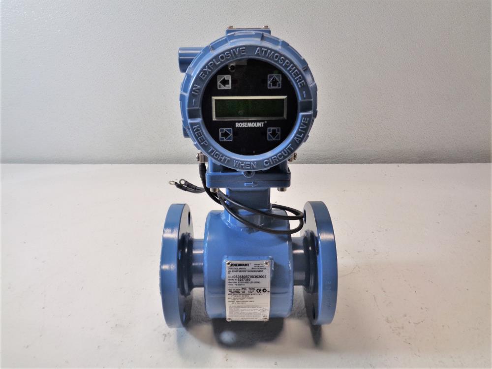 Rosemount 2" 150# Magnetic Flow Meter 8705TSE020P1W0N0B3Q4DT